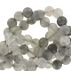 Naturstein Perlen 6mm Matte Magic crystal